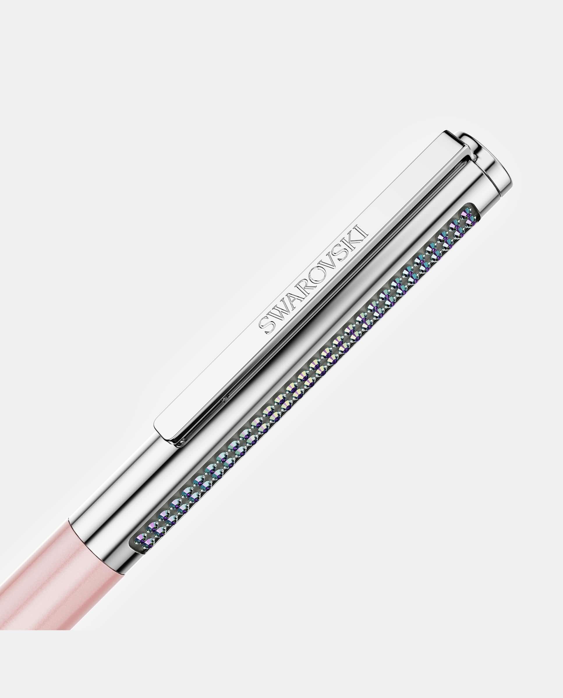 Bolígrafo matrix tennis lacado con cristales - Swarovski - Rosa Rosa-2