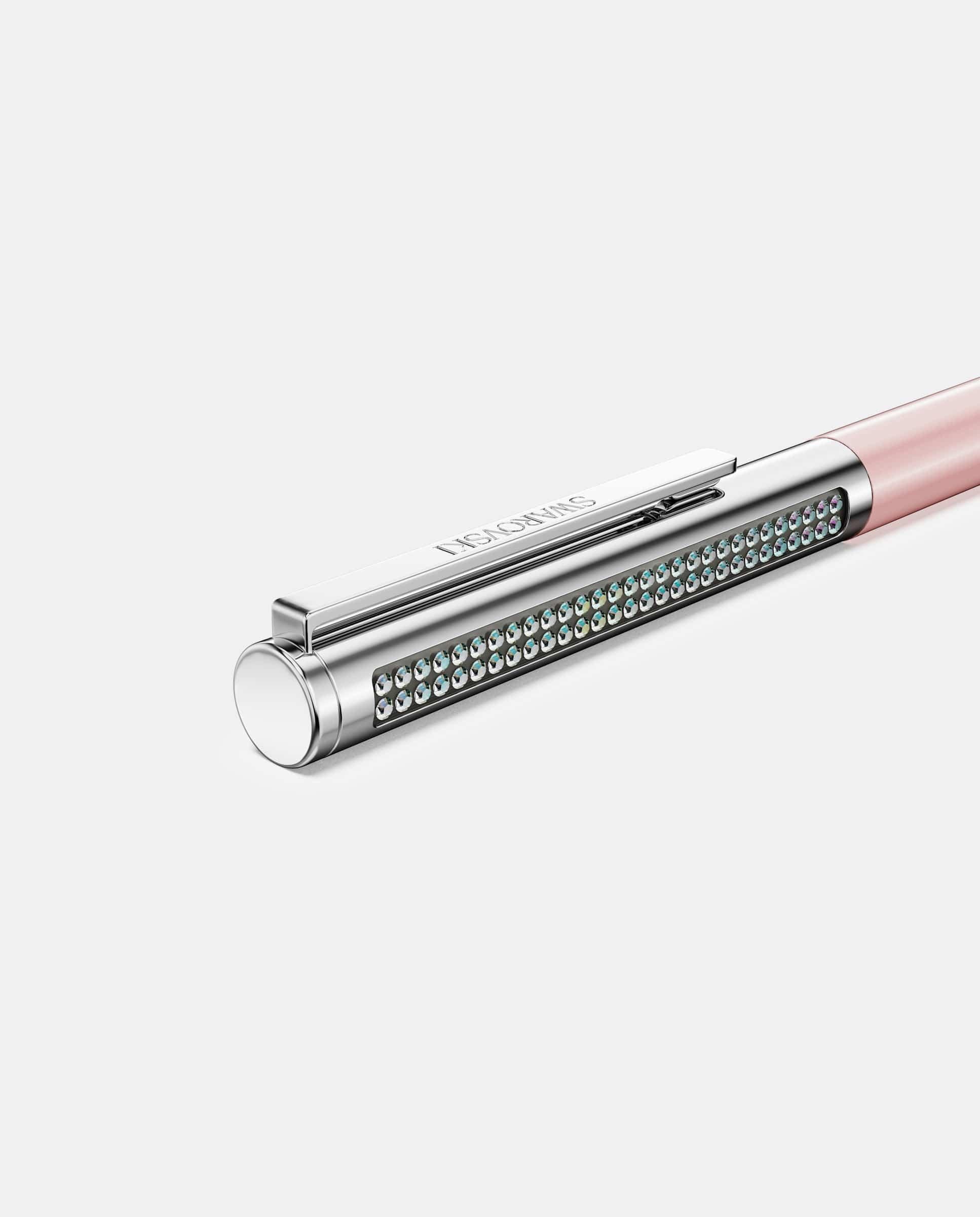 Bolígrafo matrix tennis lacado con cristales - Swarovski - Rosa Rosa-4