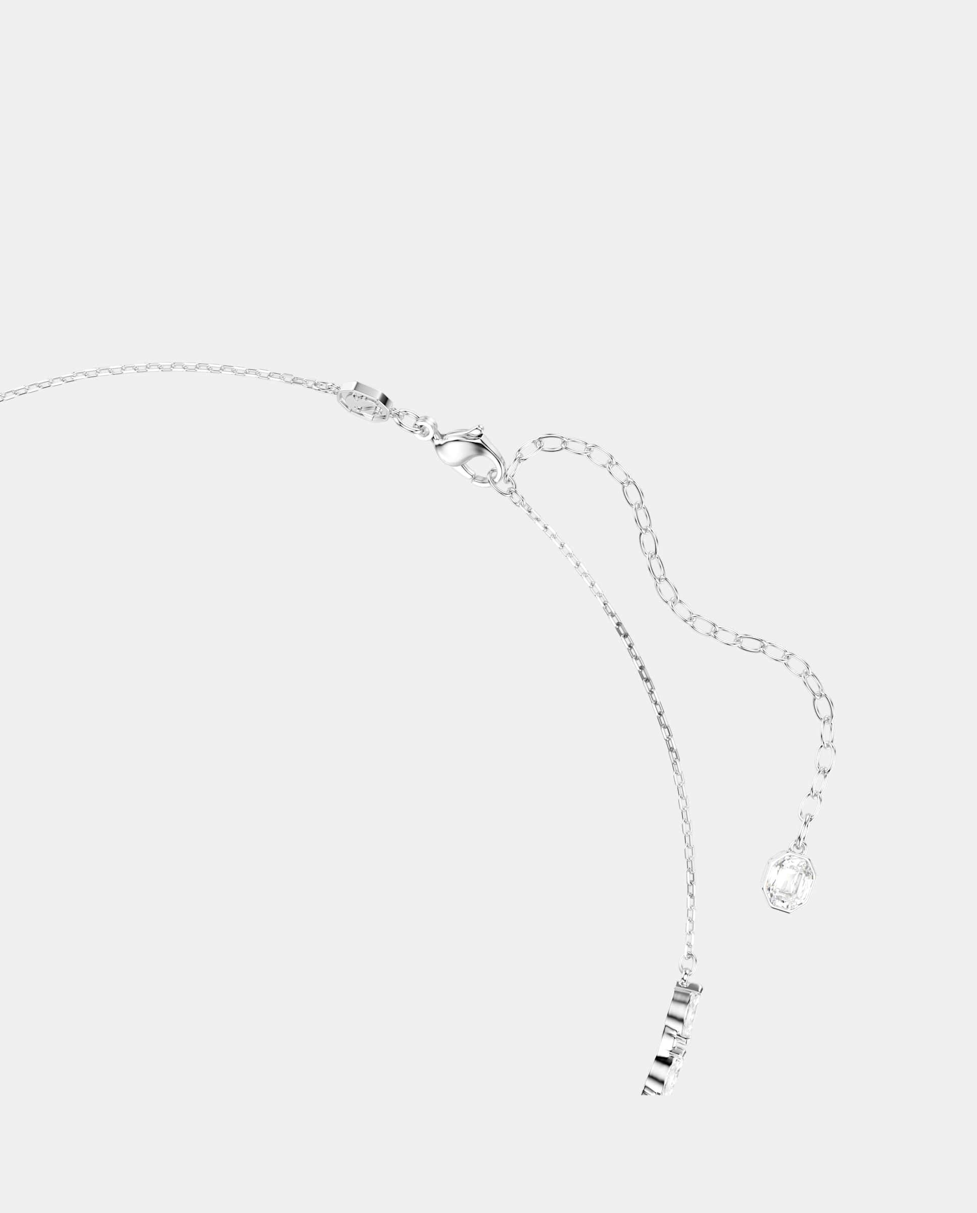 Collar mesmera con circonitas y baño de rodio - Swarovski - Blanco Blanco-3