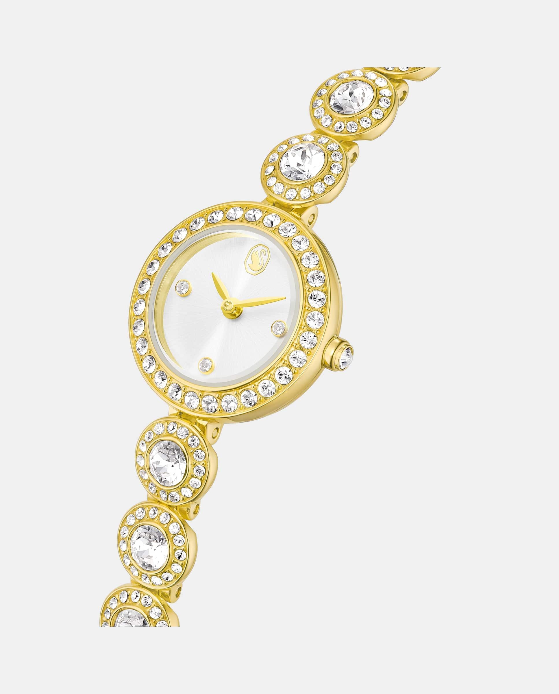 Reloj de mujer una angelic - Swarovski - Dorado Dorado-4