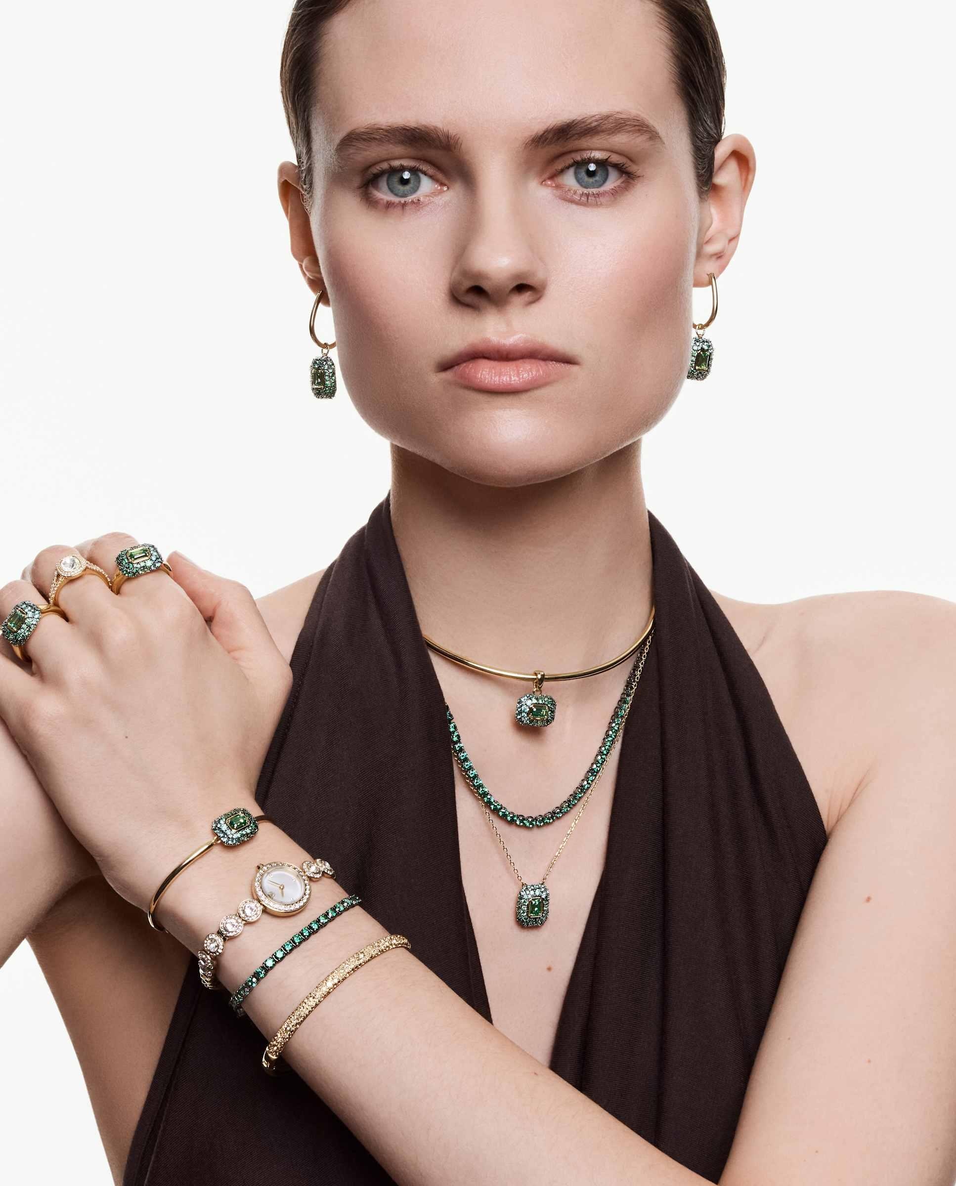 Reloj de mujer una angelic - Swarovski - Dorado Dorado-7