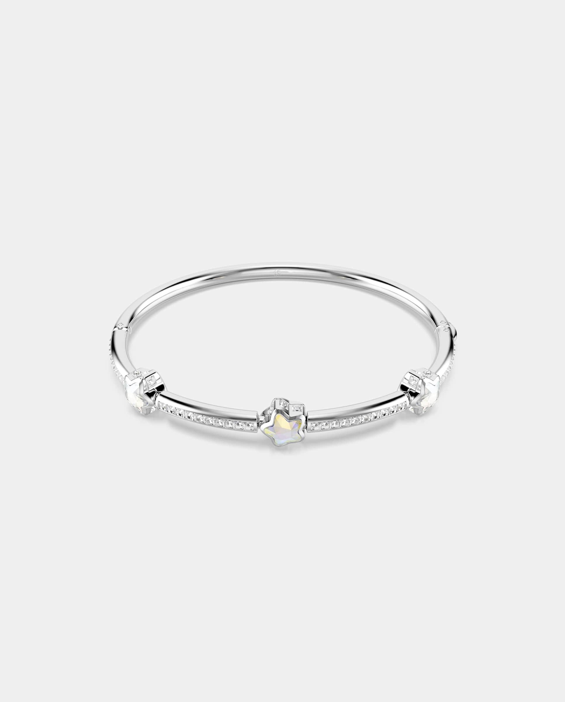 Imagen 1 de Brazalete chroma con estrellas y cristales en pavé - Swarovski - Blanco Blanco