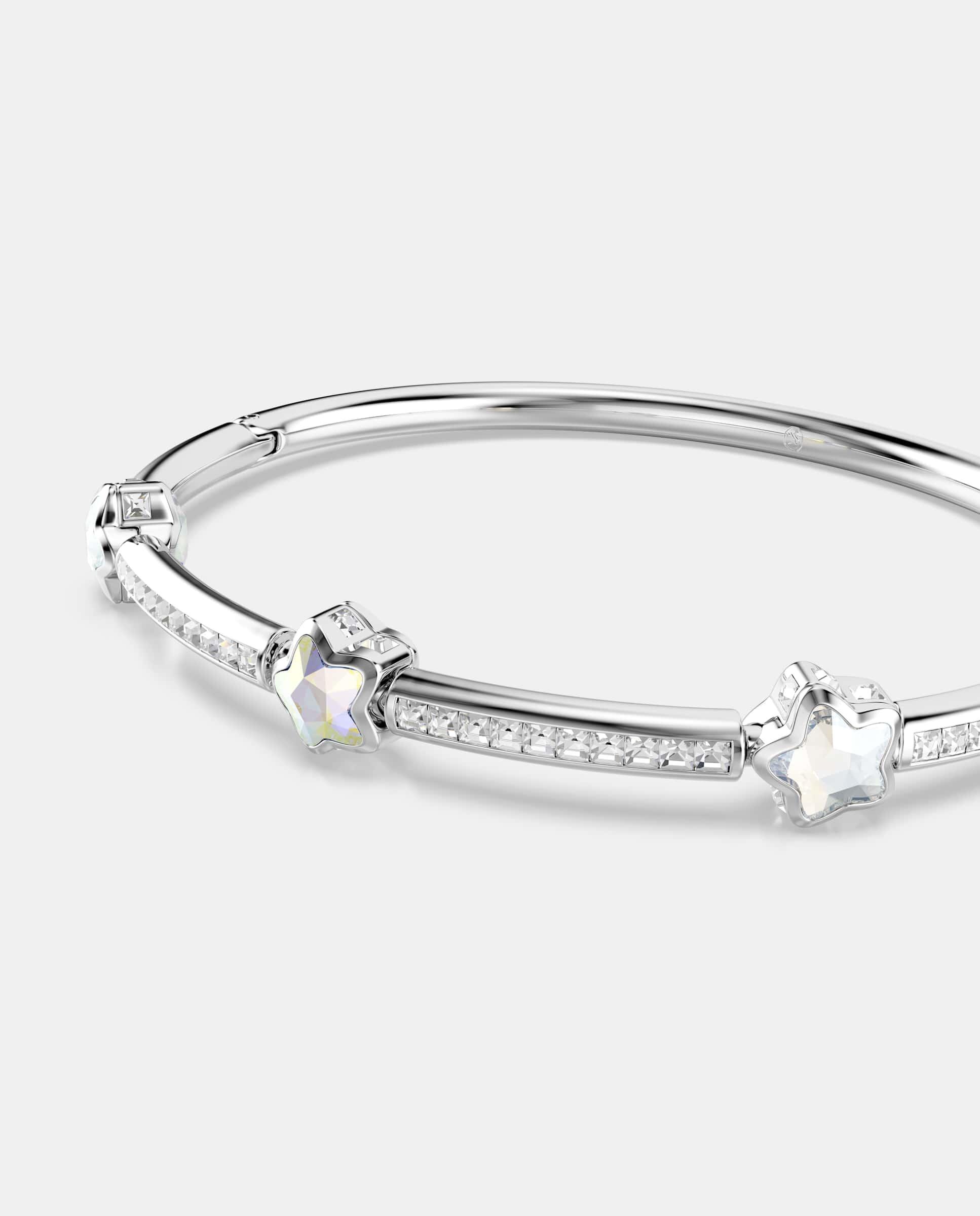 Imagen 2 de Brazalete chroma con estrellas y cristales en pavé - Swarovski - Blanco Blanco