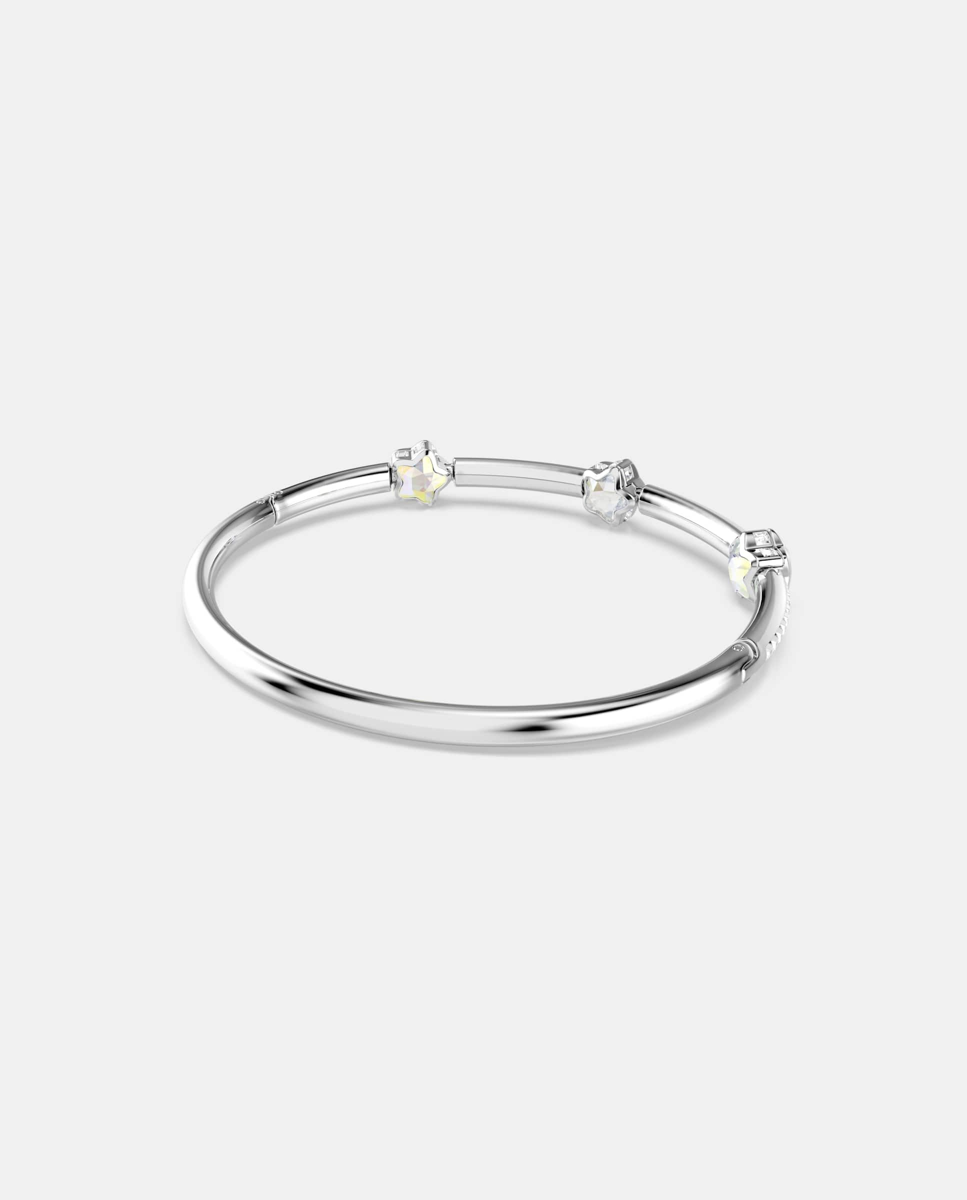 Imagen 4 de Brazalete chroma con estrellas y cristales en pavé - Swarovski - Blanco Blanco