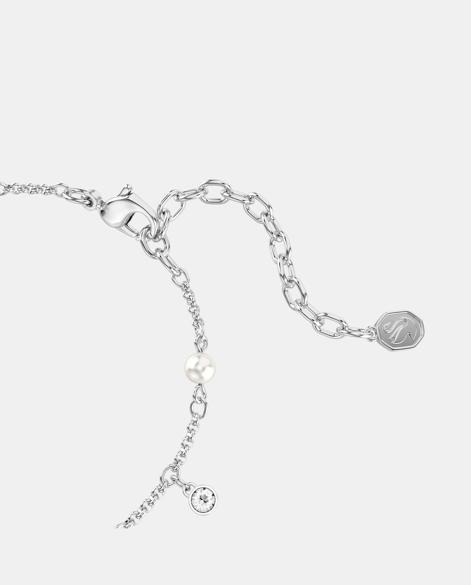 Imagen 3 de Pulsera de cadena imber con perlas de cristal - Swarovski - Blanco Blanco