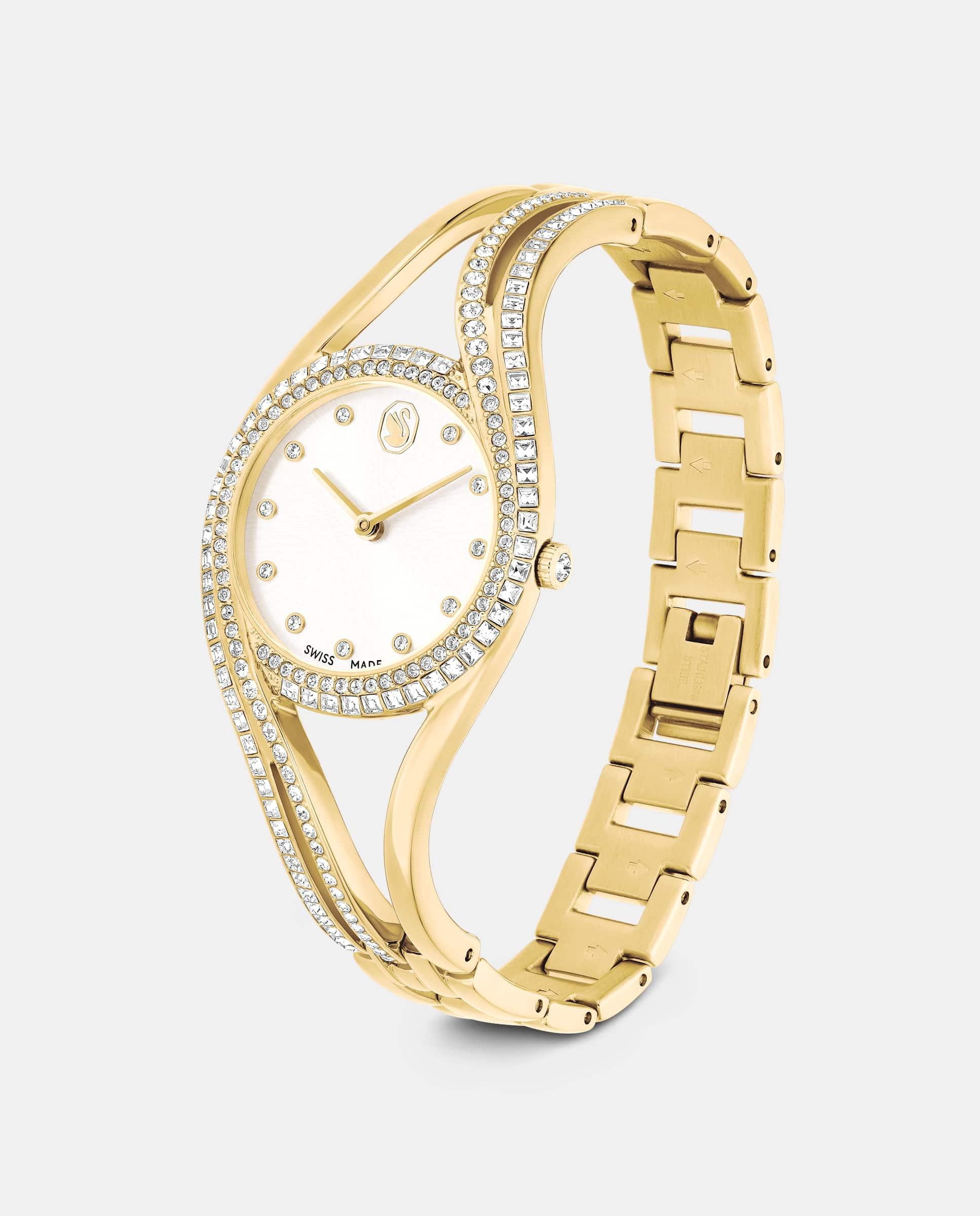 Reloj de mujer hyperbola bangle - Swarovski - Dorado Dorado-2