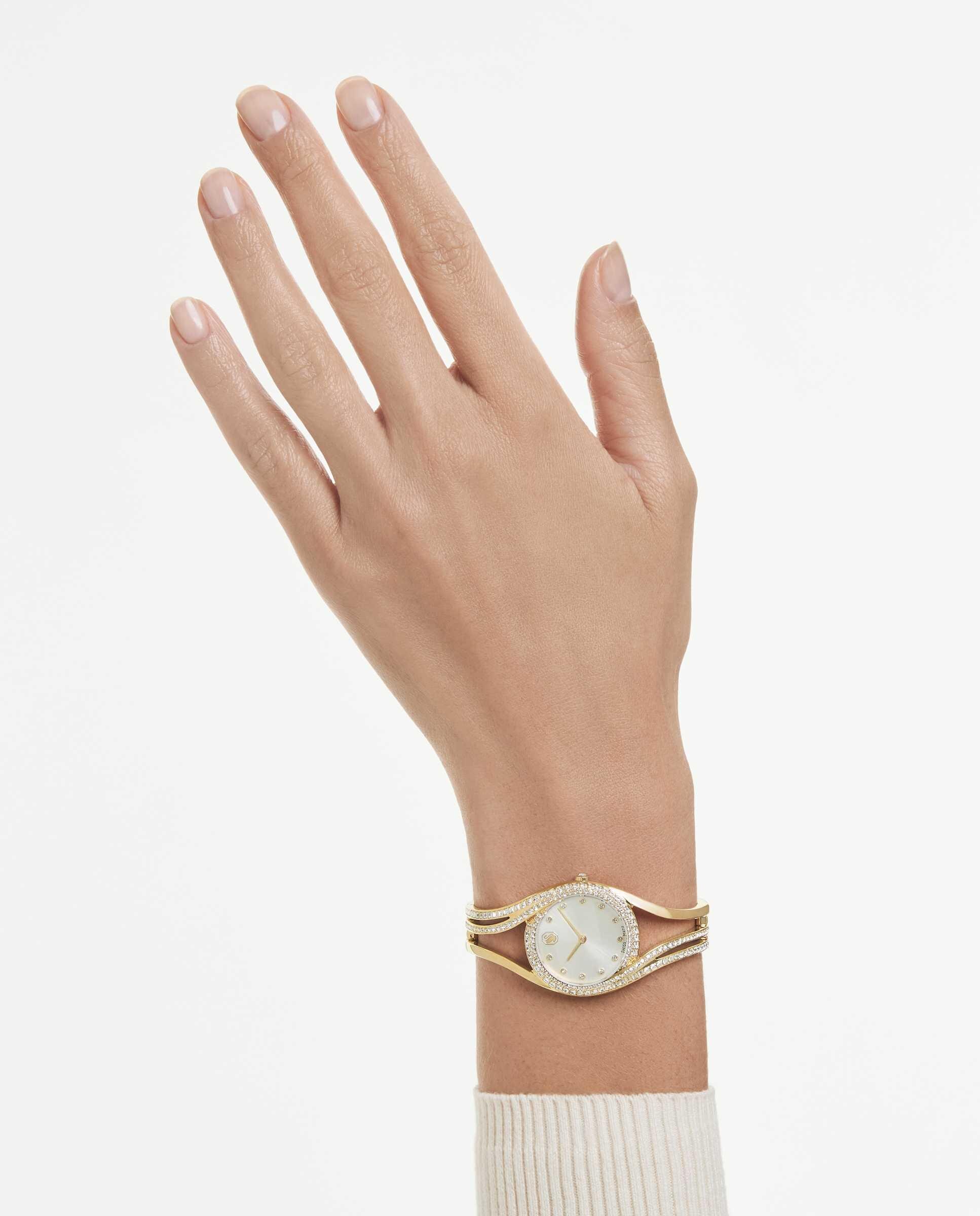 Reloj de mujer hyperbola bangle - Swarovski - Dorado Dorado-7