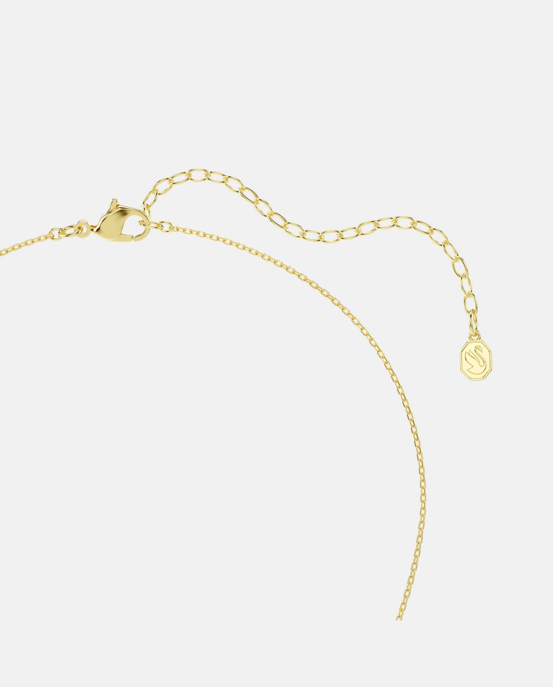 Colgante sublima con estrella acabado en oro de 18 quilates - Swarovski - Blanco Blanco-4