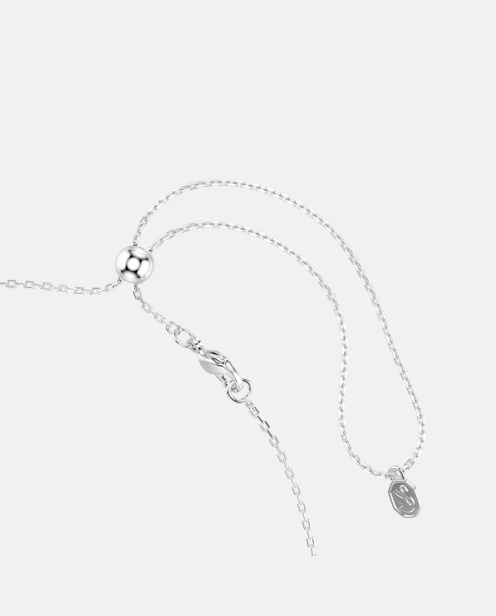 Collar tipo chocker mesmera con cristales y baño de rodio - Swarovski - Blanco Blanco-3