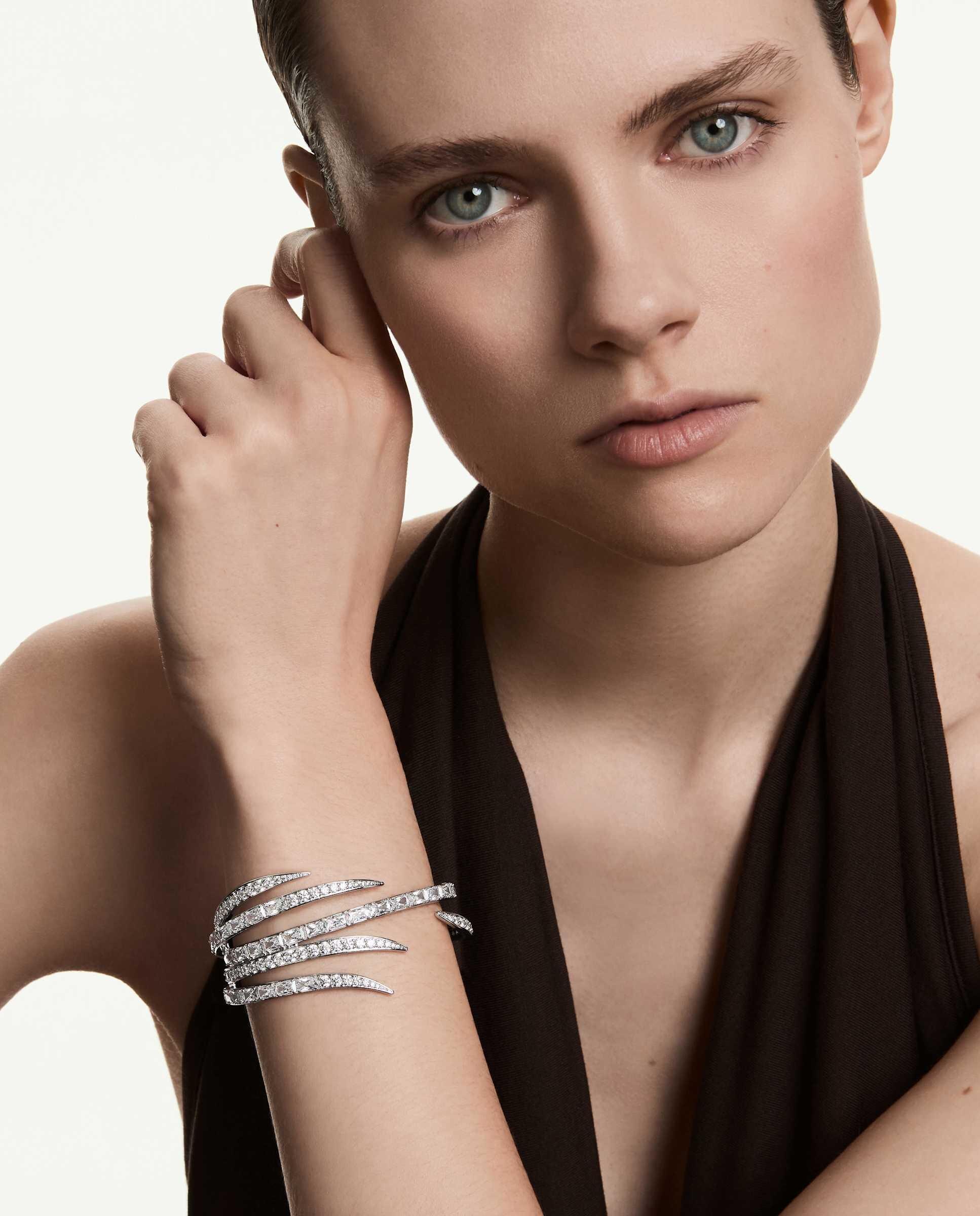Imagen 5 de Brazalete vienna con circonitas y baño de rodio - Swarovski - Blanco Blanco