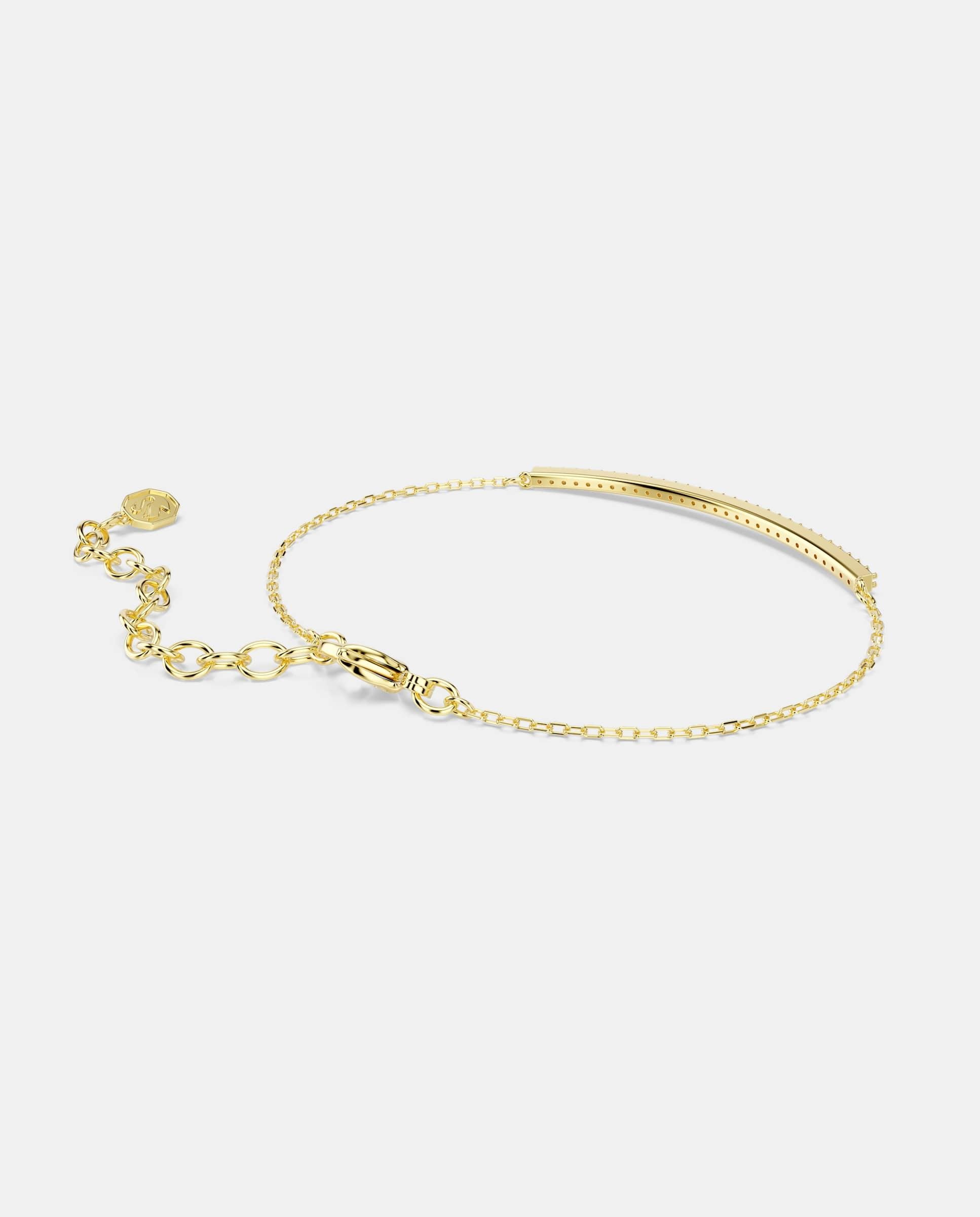 Imagen 4 de Pulsera only con pavé acabado en oro de 18 quilates - Swarovski - Morado Morado