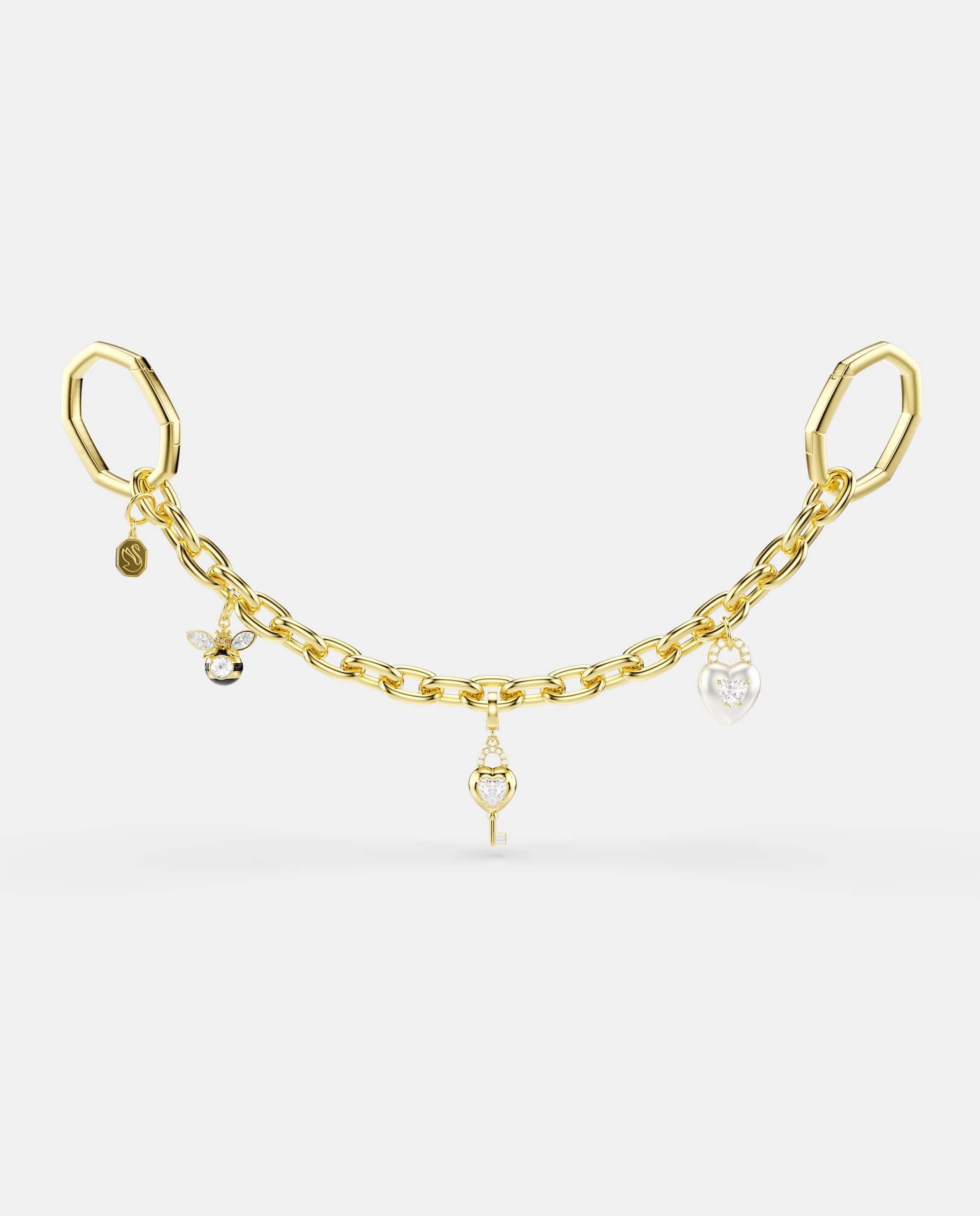 Imagen 0 de Cadena para bolso con charms Dorado