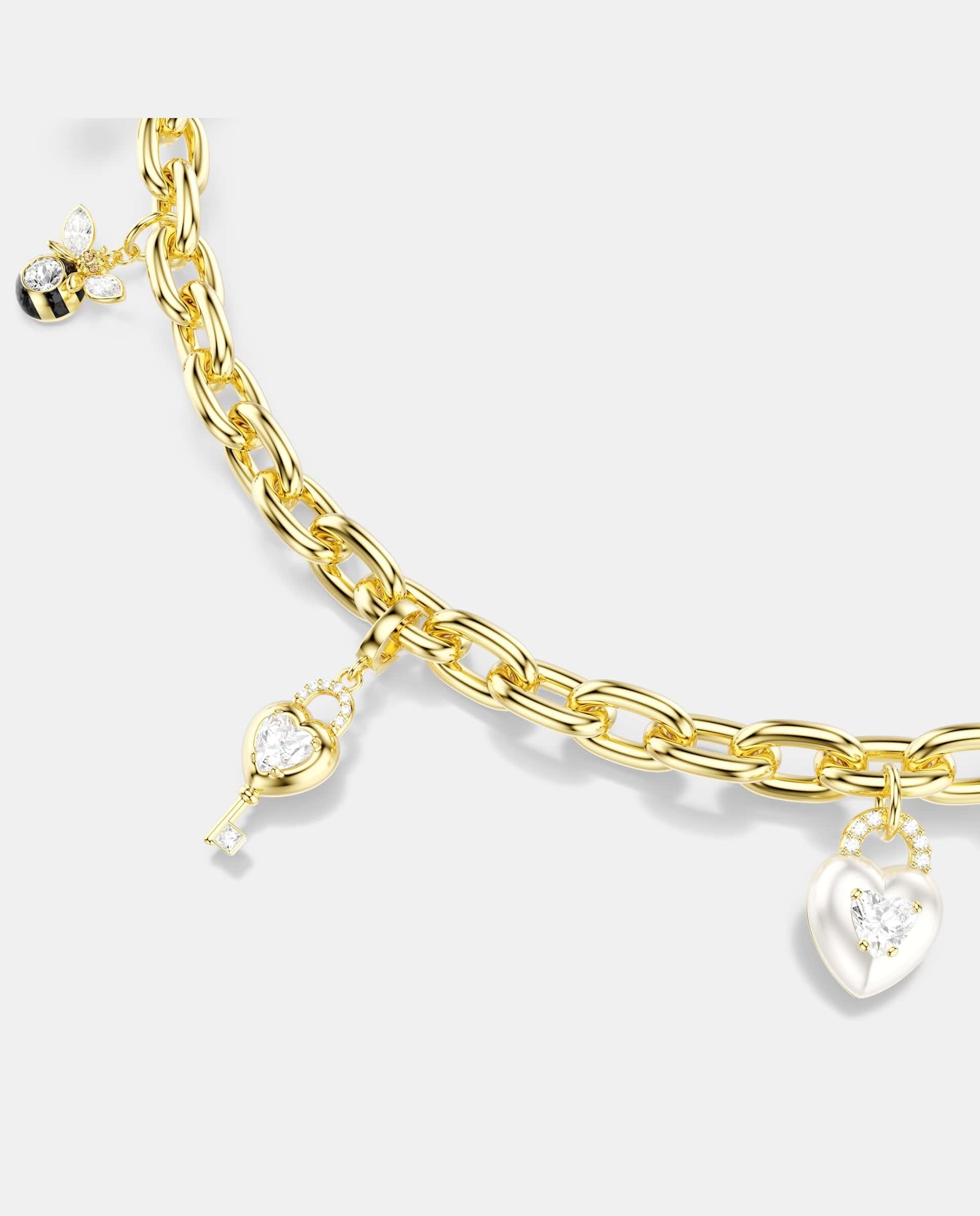 Cadena para bolso con charms - Swarovski - Dorado Dorado-4