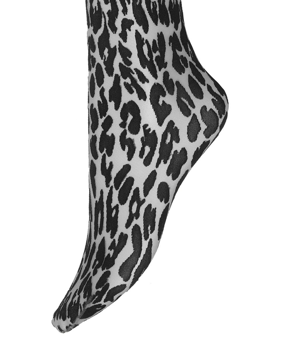 Panties 20 denier con estampado animal print - Wolford - Negro Negro-6