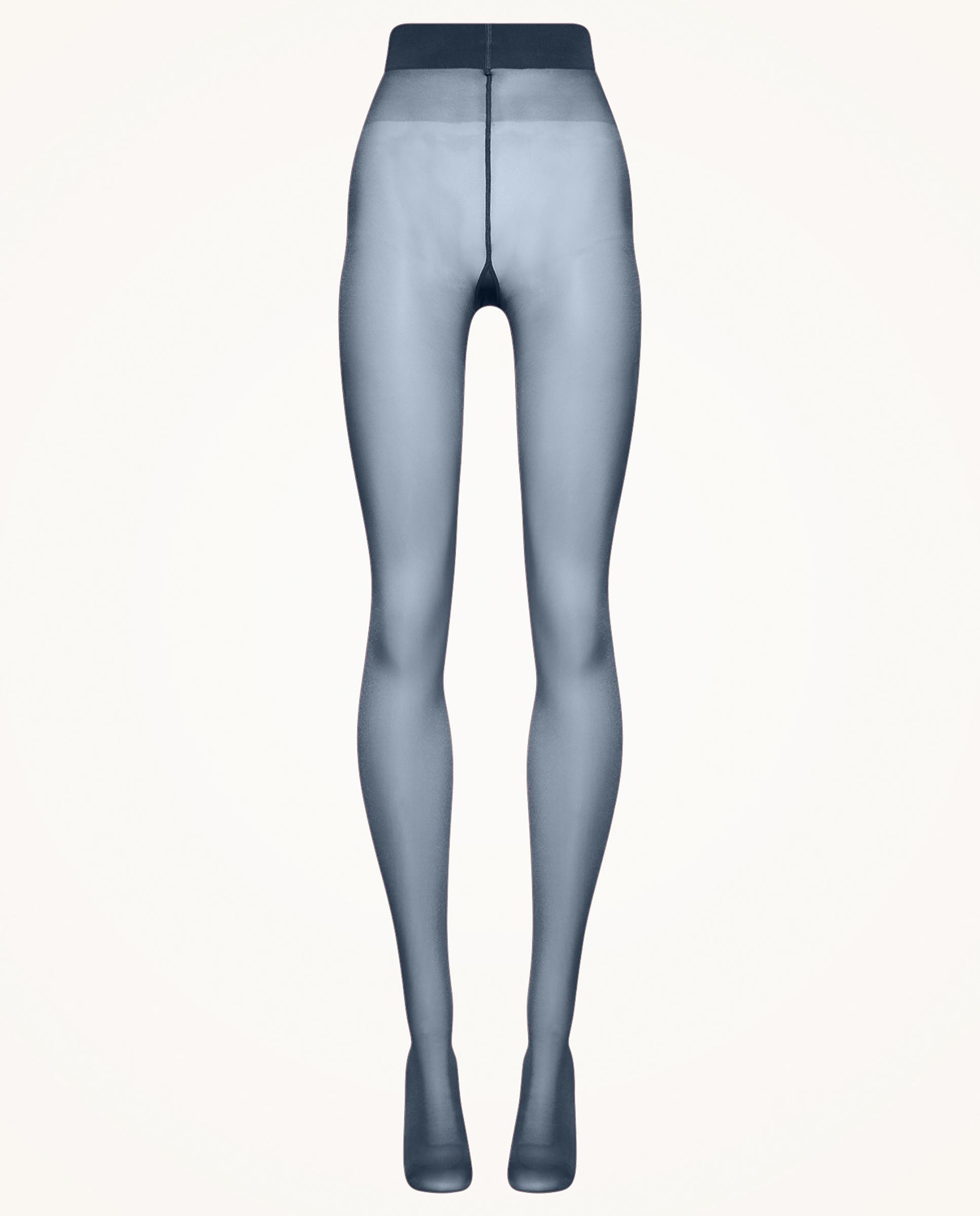 Panties 20 denier transparentes efecto brillo - Wolford - Azul Azul-2