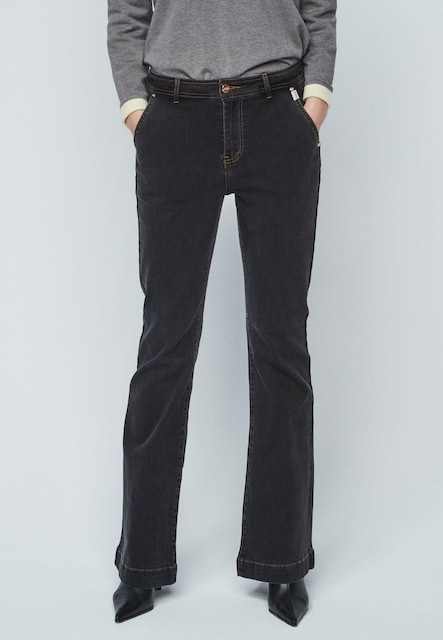 Imagen 0 de Vaquero bootcut de mujer tiro medio