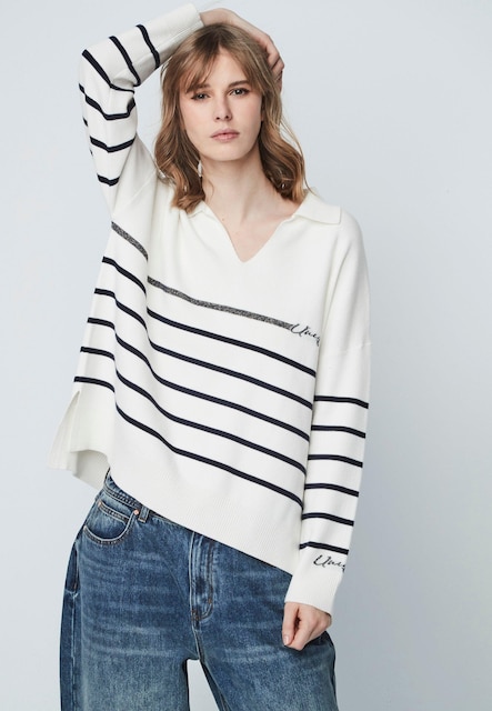 Imagen 0 de Jersey de mujer marinero con cuello polo