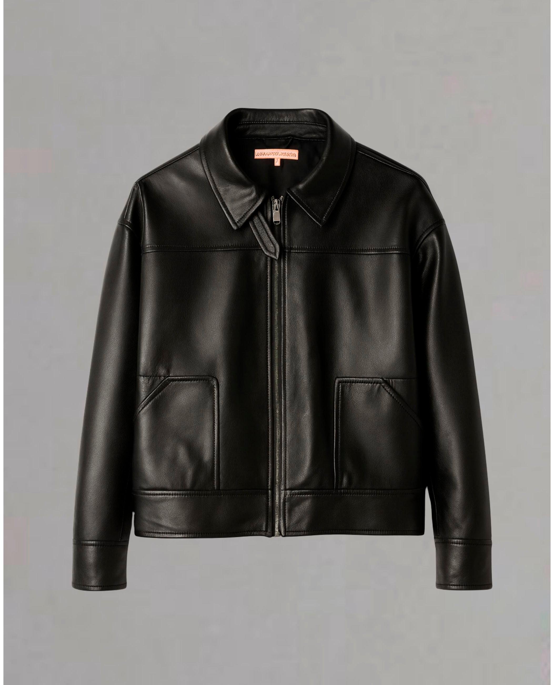 Bomber de mujer sienna efecto piel con cremallera - Dolores Promesas - Negro Negro-4