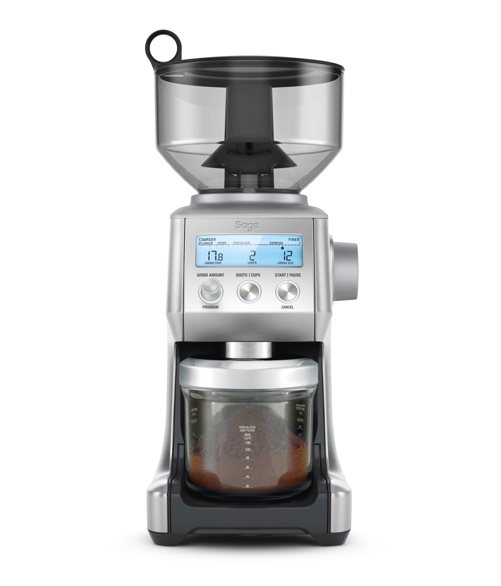 Molinillo de café electrico Sage SCG820BSS4EEU1 Smart Grinder Pro - Gris Gris-2