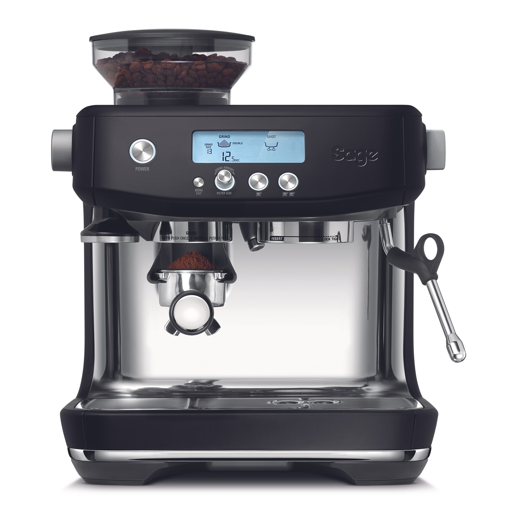 Sage - Cafetera manual Sage Barista Pro Black.