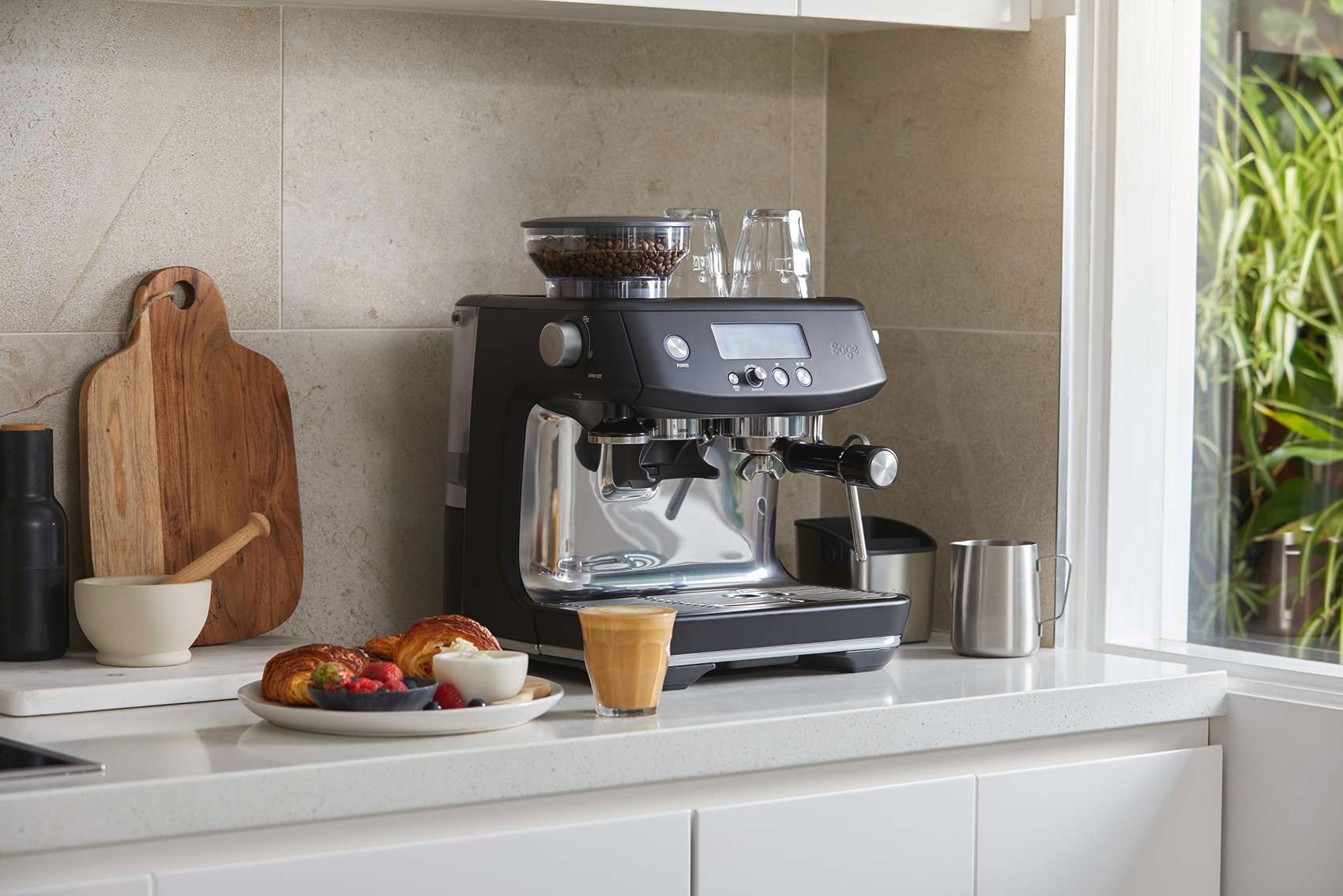 Cafetera manual Sage Barista Pro Black - Negro mate Negro mate-4