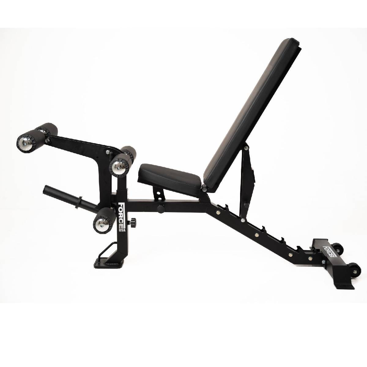 Imagen 2 de Banco ajustable con pupitre de bíceps y extensión de piernas MyBench V2 Force Usa - Negro Negro