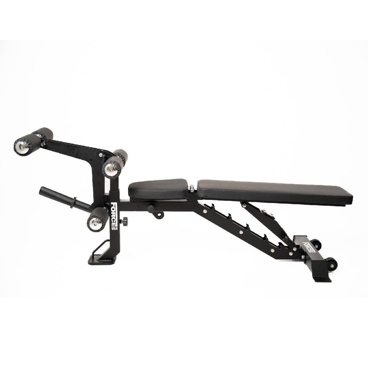 Imagen 4 de Banco ajustable con pupitre de bíceps y extensión de piernas MyBench V2 Force Usa - Negro Negro