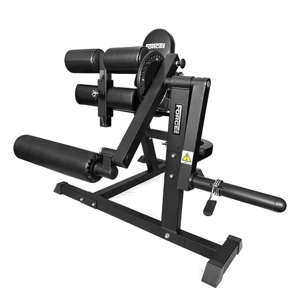 Máquina de extensión de cuádriceps y curl femoral Force Usa - Negro Negro-3