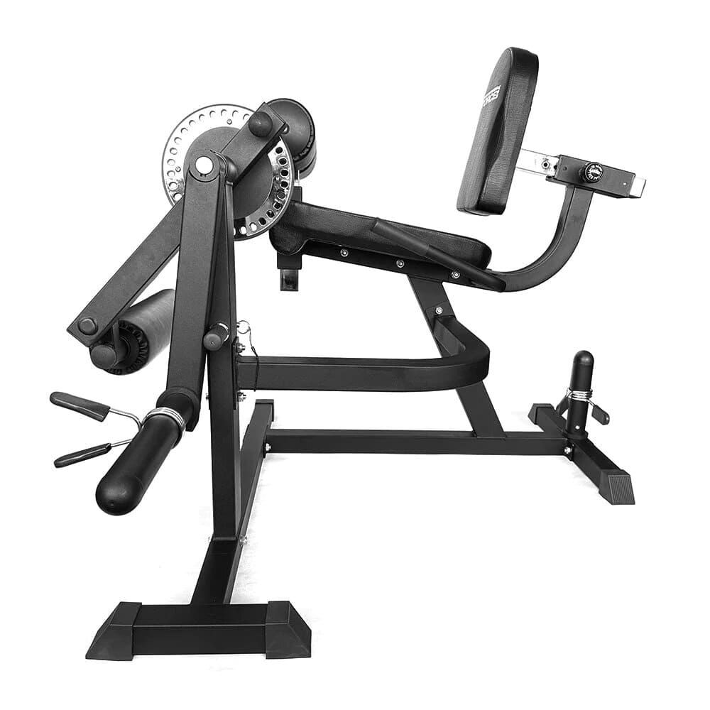 Máquina de extensión de cuádriceps y curl femoral Force Usa - Negro Negro-4