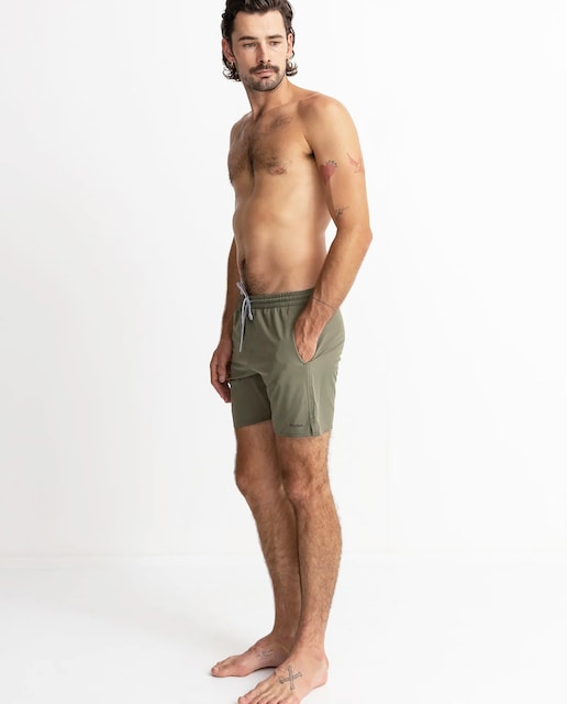 Imagen 0 de Bañador de hombre Classic Beach liso con cordón de ajuste