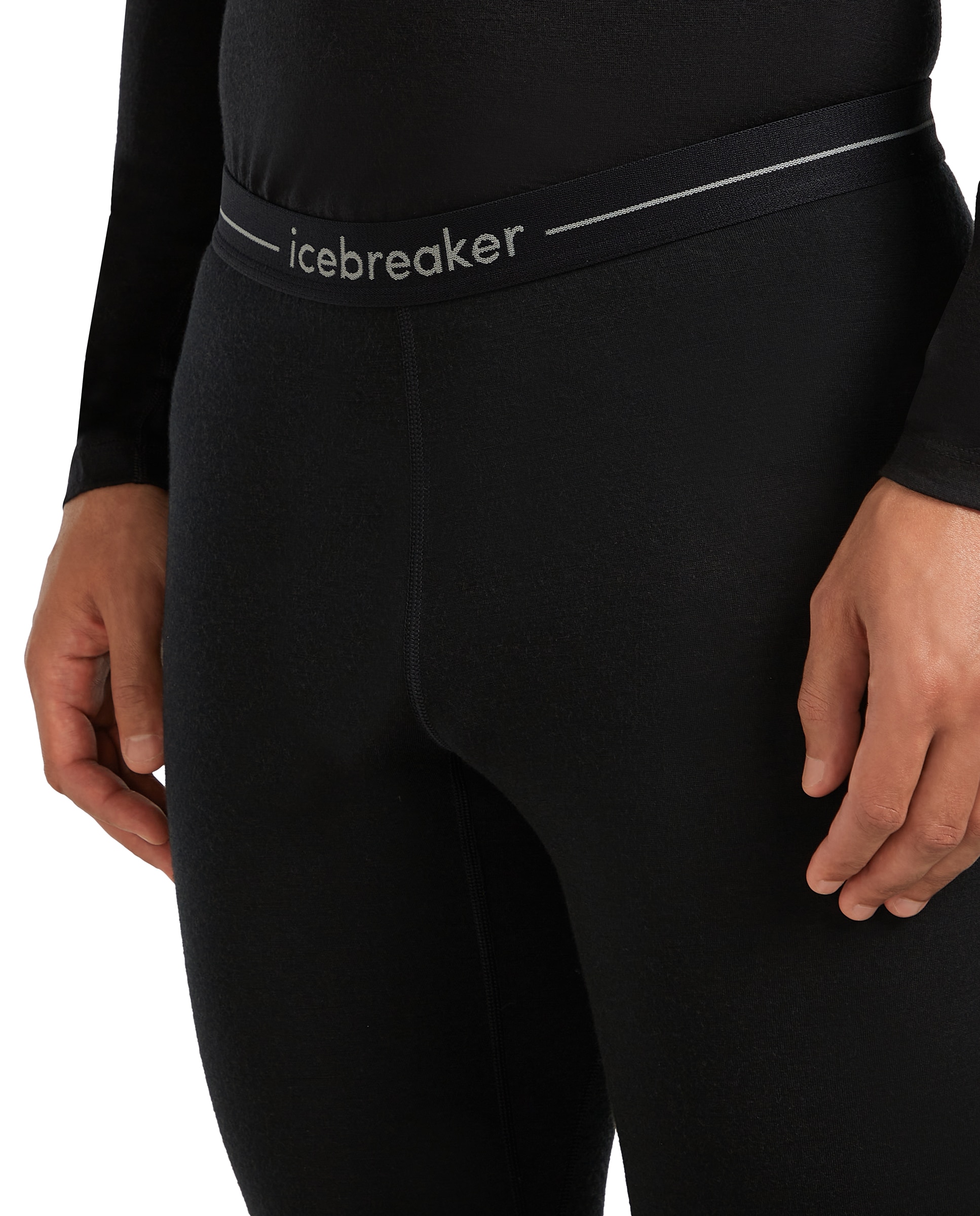 Icebreaker Malla Larga Multideporte Hombre M 200 Oasis Leggings Negro mate