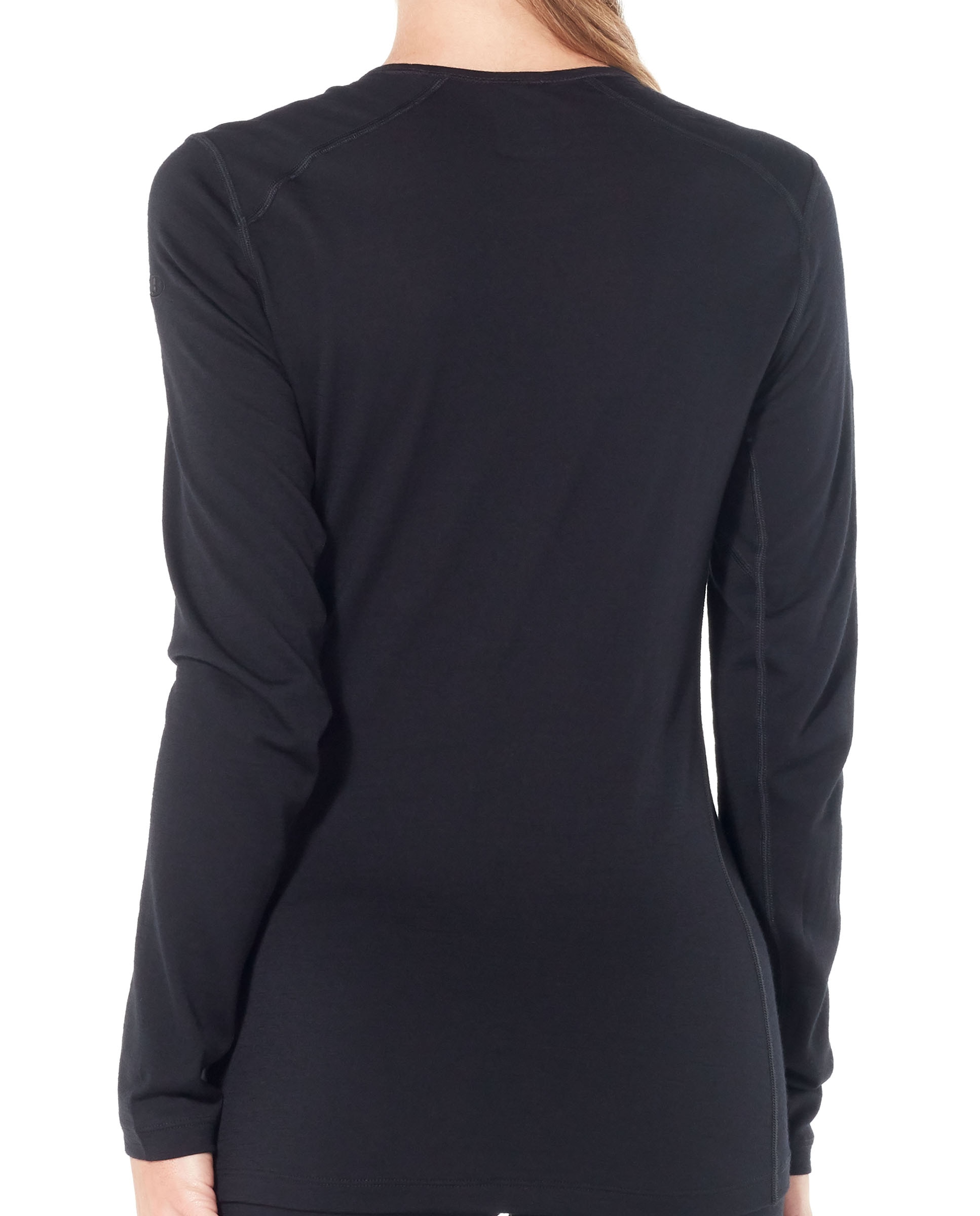 Camiseta de mujer térmica merino Icebreaker - Negro mate Negro mate-3