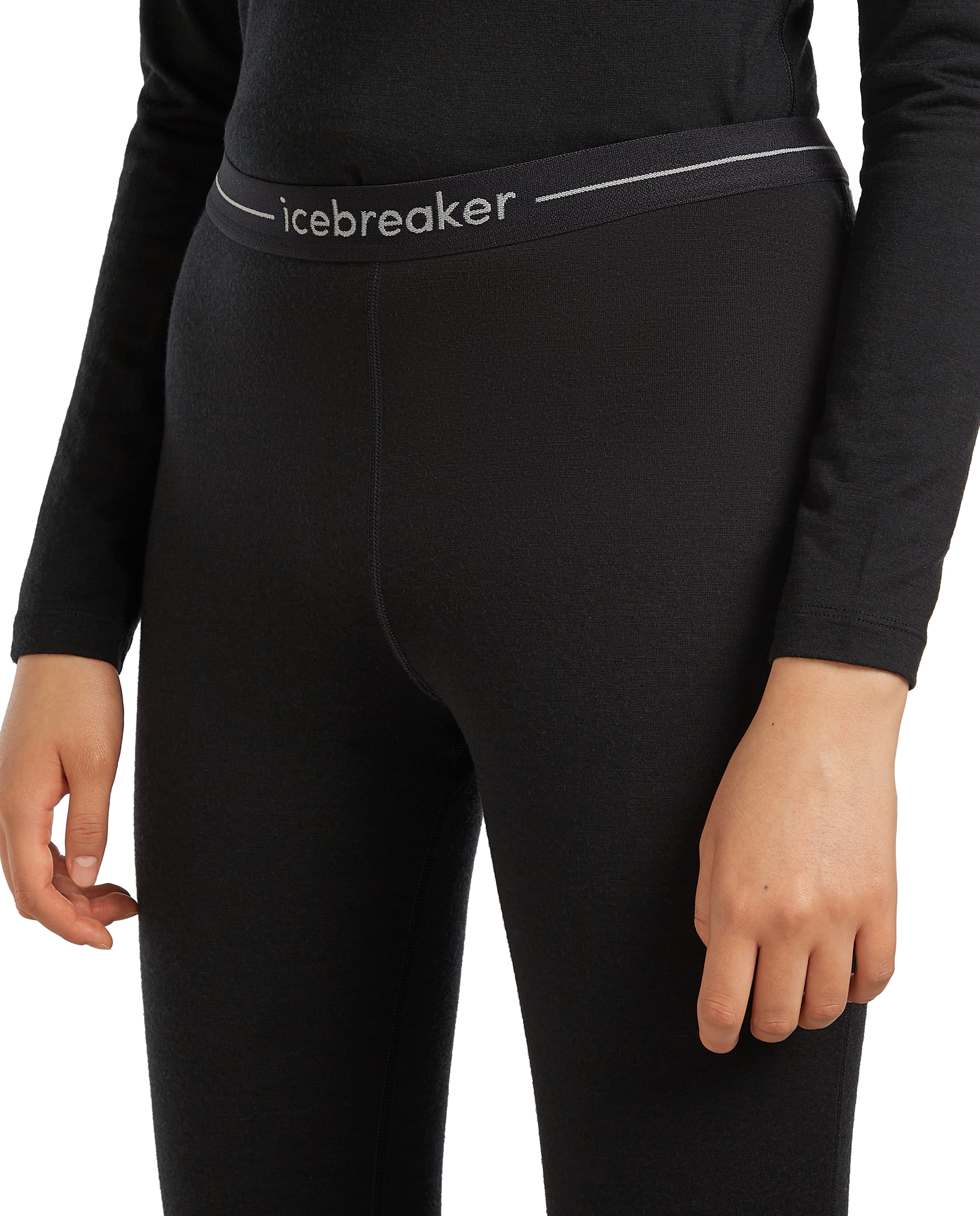 Malla térmica merino de mujer 200 Oasis Icebreaker - Negro mate Negro mate-2