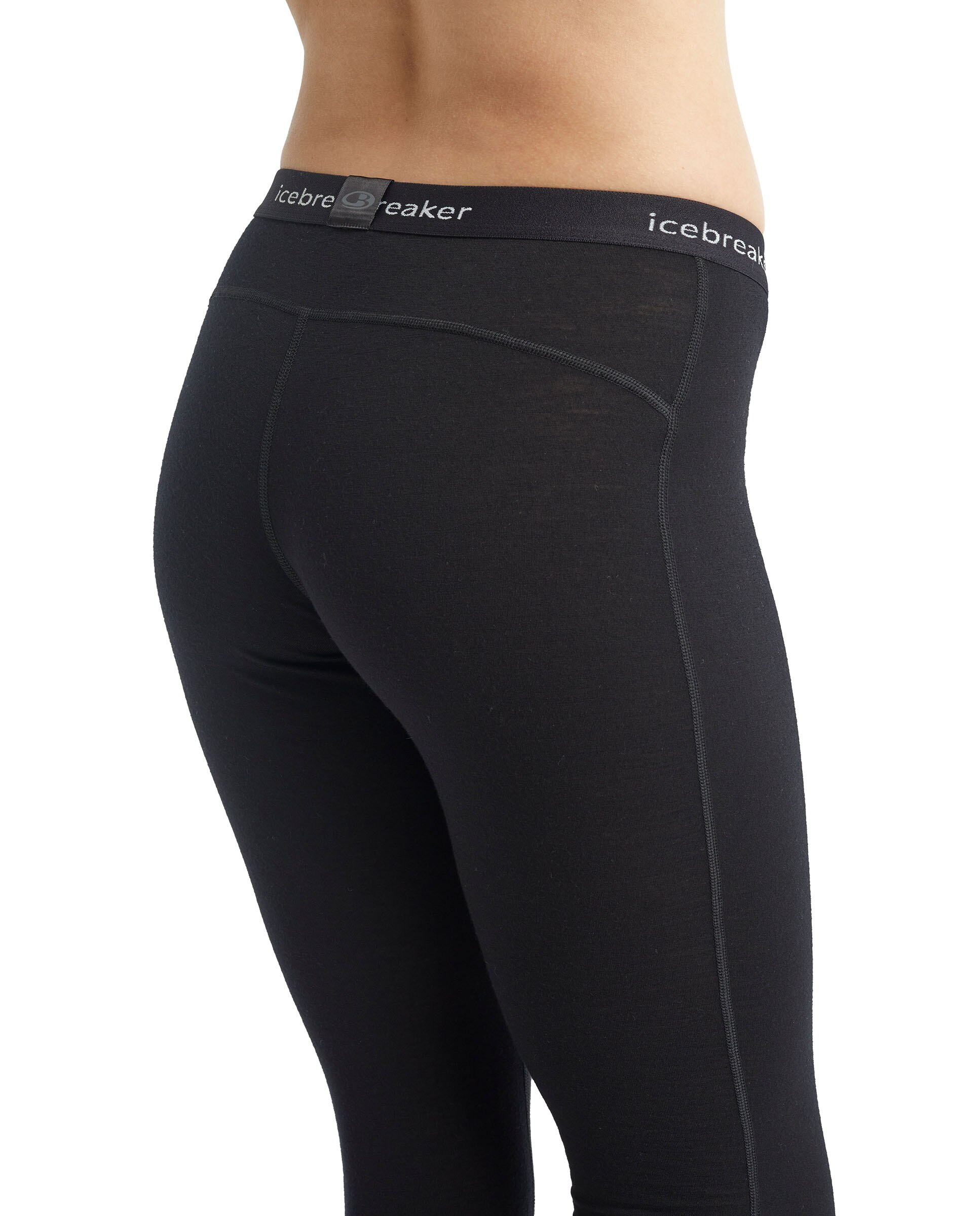 Malla térmica merino de mujer 200 Oasis Icebreaker - Negro mate Negro mate-5