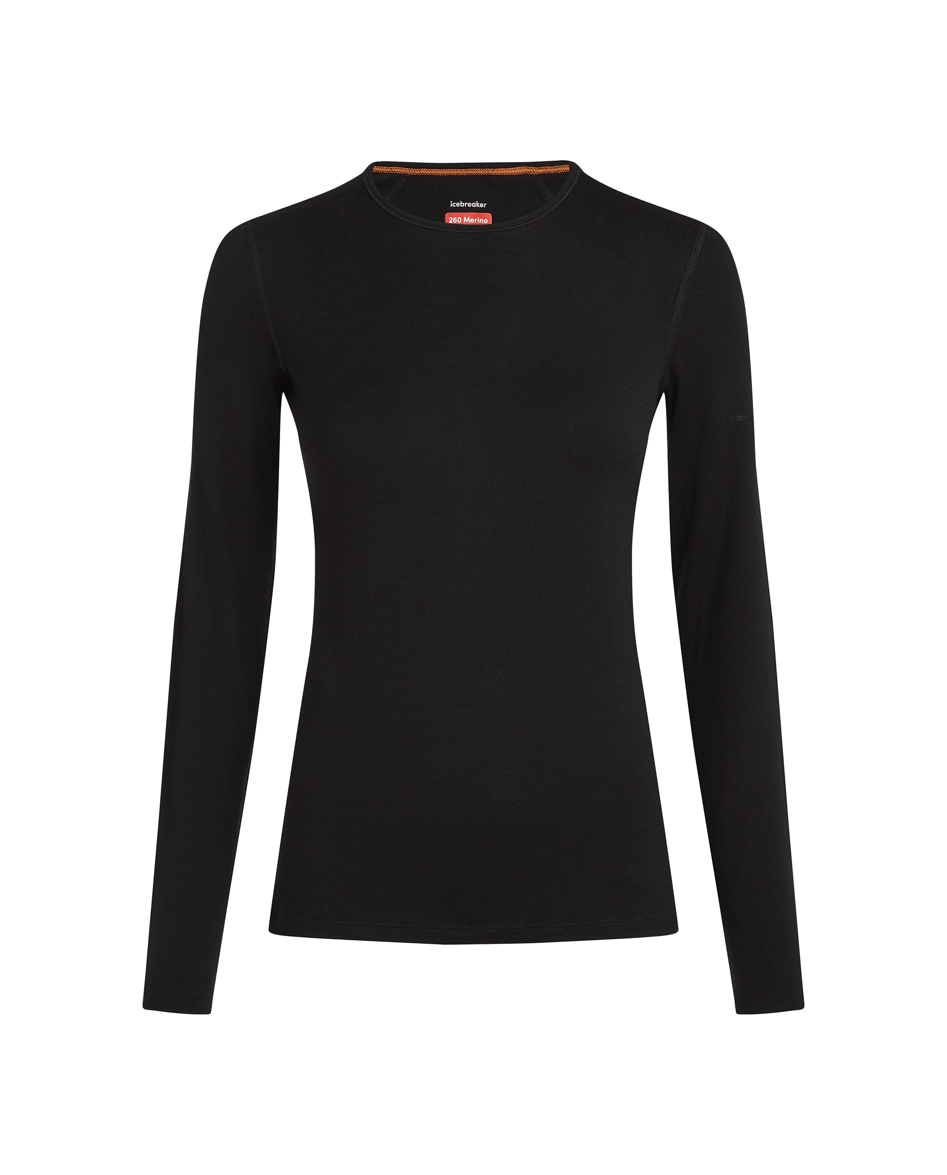 Imagen 3 de Camisetas Manga larga Montaña Mujer W 260 Oasis LS Crewe Icebreaker - Negro mate Negro mate