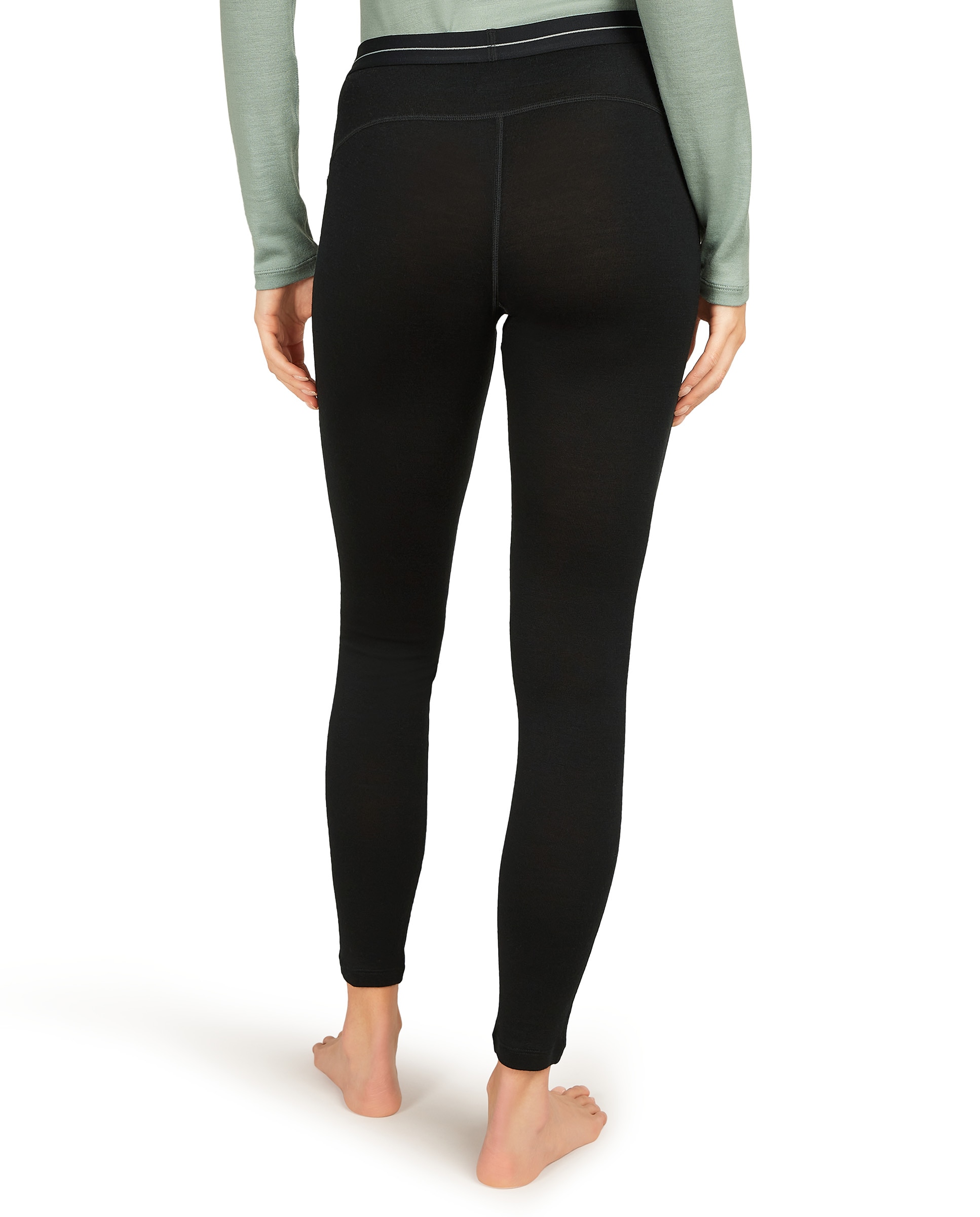 Imagen 4 de Malla Larga Multideporte Mujer W 260 Oasis Leggings Icebreaker - Negro mate Negro mate