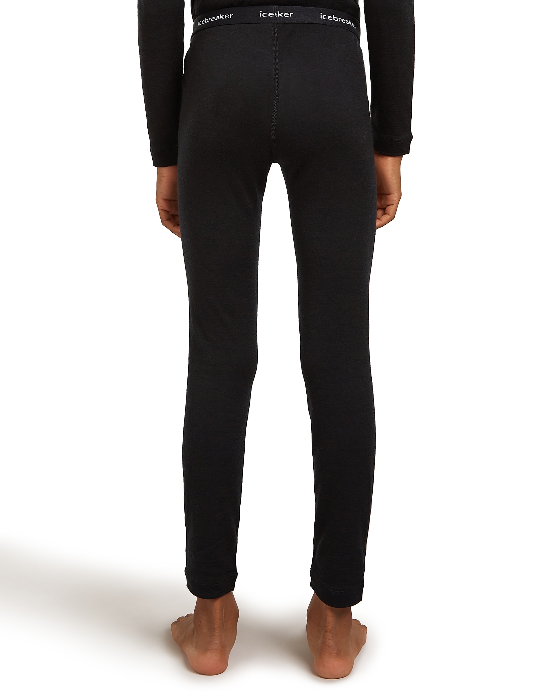 Imagen 0 de Pantalón térmico merino de niños 200 Oasis Icebreaker Negro