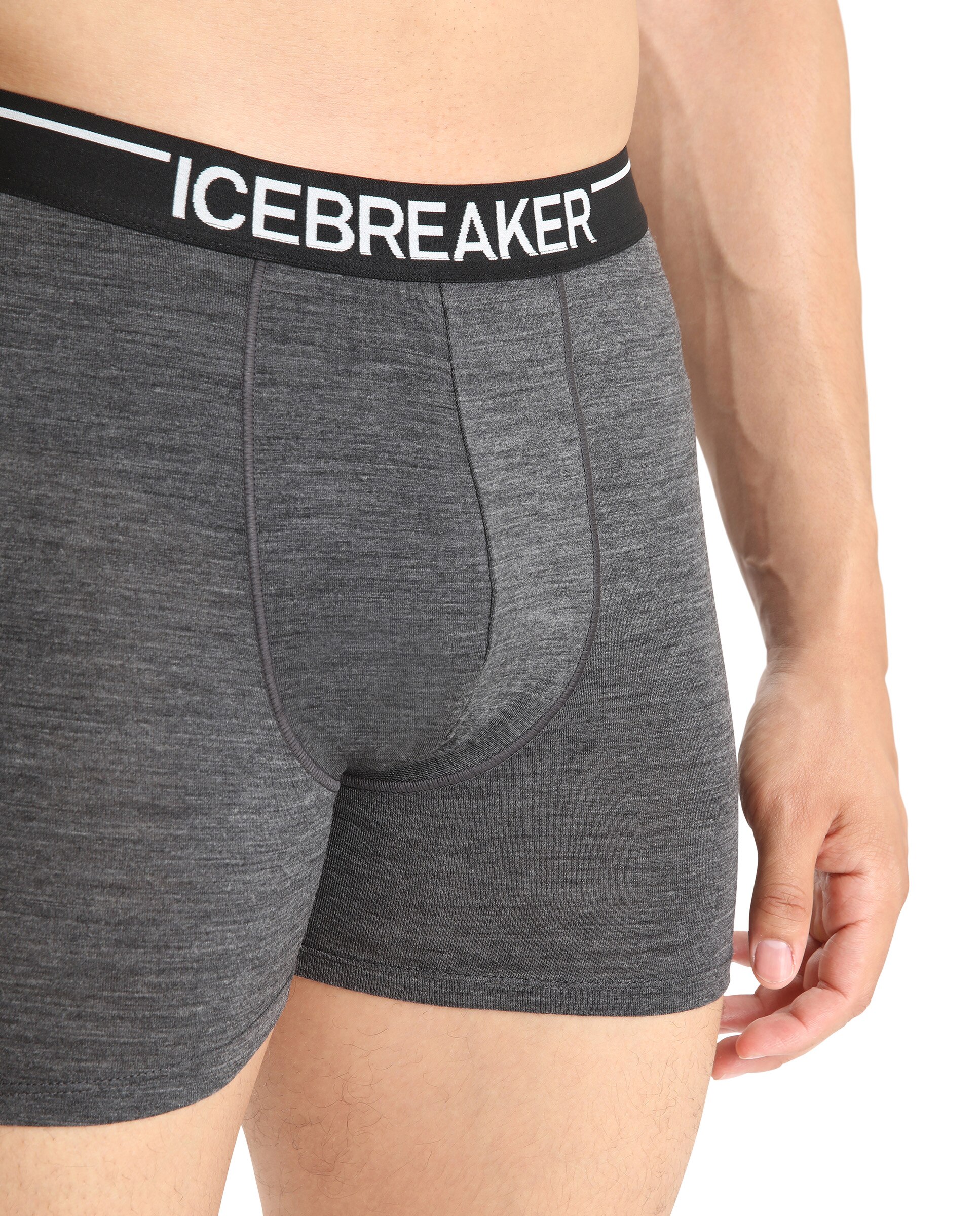 Imagen 4 de Bóxer Hombre M Anatomica Boxers ICEBREAKER - Gris Gris