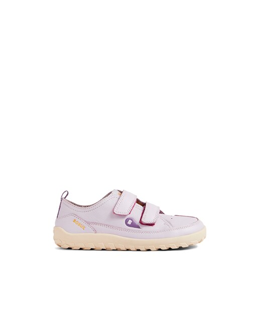 Imagen 0 de Zapatos infantiles de niña de piel con triple tira autoadherente