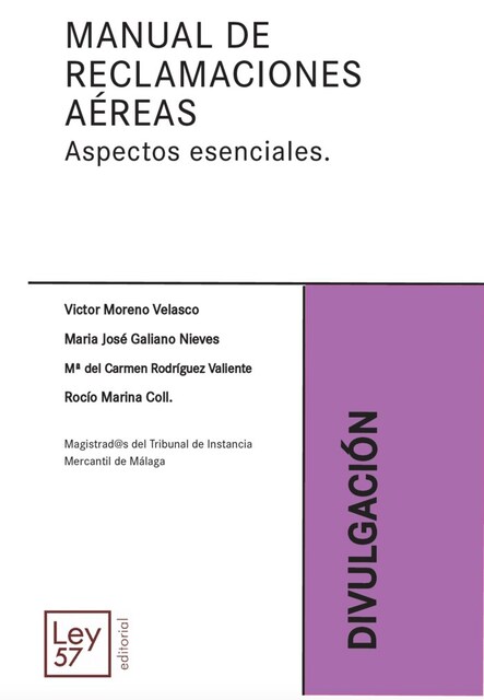 Imagen 0 de Manual De Reclamaciones Aereas Aspectos Esenciales