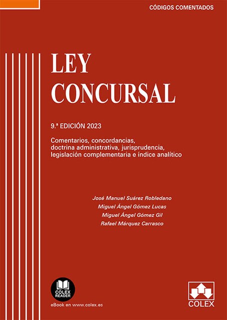 Imagen 0 de LEY CONCURSAL CODIGO COMENTADO 9ª ED