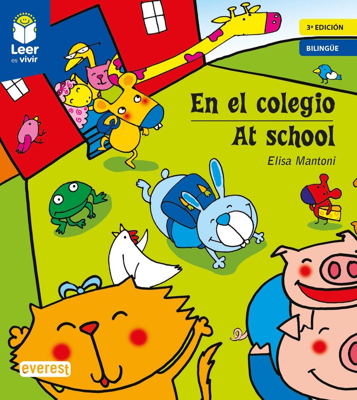 En el colegio / At school: SERIE BILINGÜE  (Tapa blanda) 1