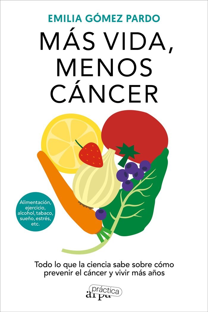 Más vida, menos cáncer  (Tapa blanda con solapas) 1