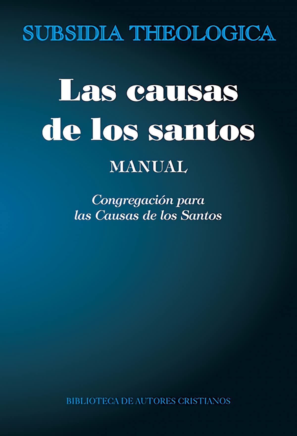 Imagen 0 de CAUSAS DE LOS SANTOS MANUAL
