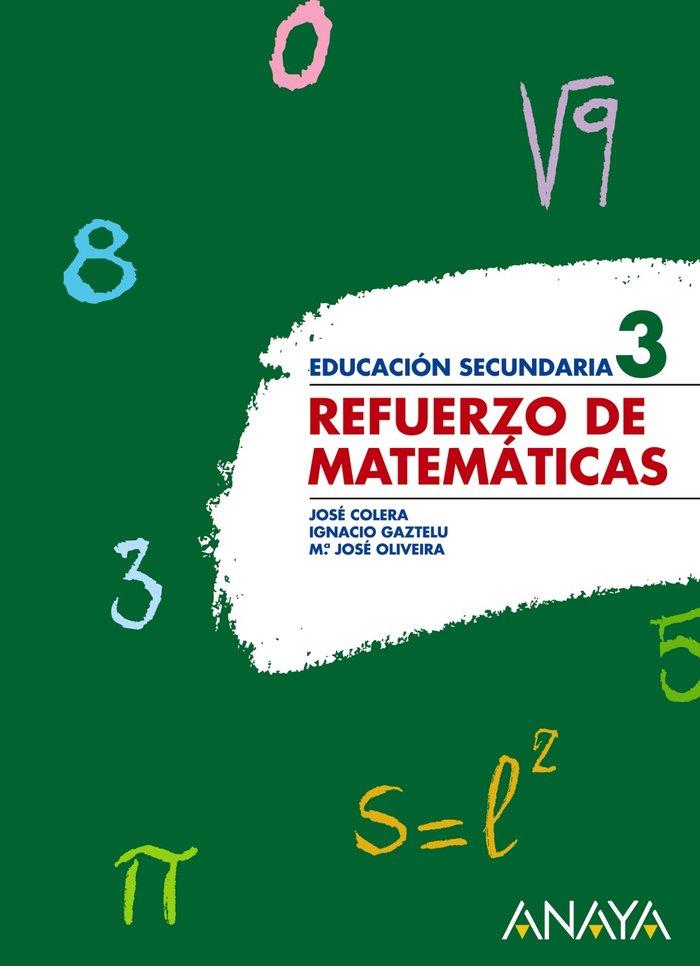 Imagen 1 de Refuerzo de Matemáticas 3.  (Tapa blanda)