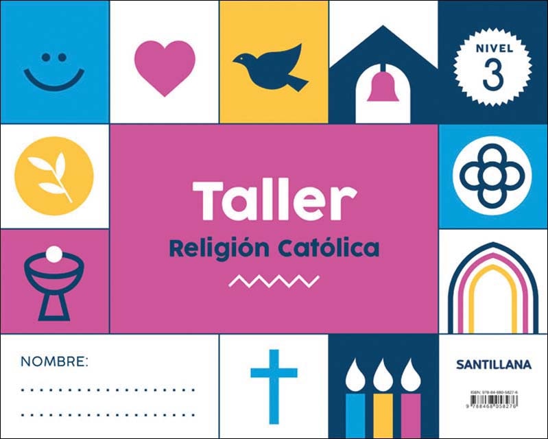 TALLER RELIGION CATOLICA NIVEL 3  (Tapa blanda) 1