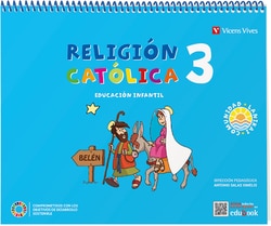 RELIGION CATOLICA 3 AÑOS (COMUNIDAD LANIKAI)  (Tapa blanda) 1