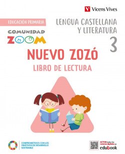 Portada de Nuevo Zozó 3 Catalunya Libro de lectura (Comunidad Zoom)