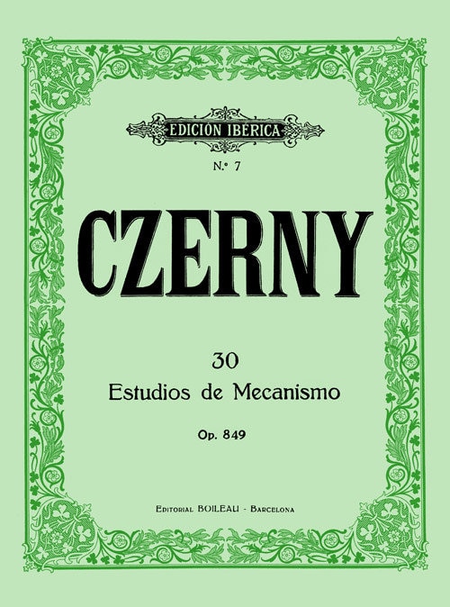 30 estudios de mecanismo, op.849: Preparatorios para la escuela de la velocidad 1