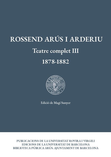 Imagen 0 de TEATRE COMPLET III 1878 1882